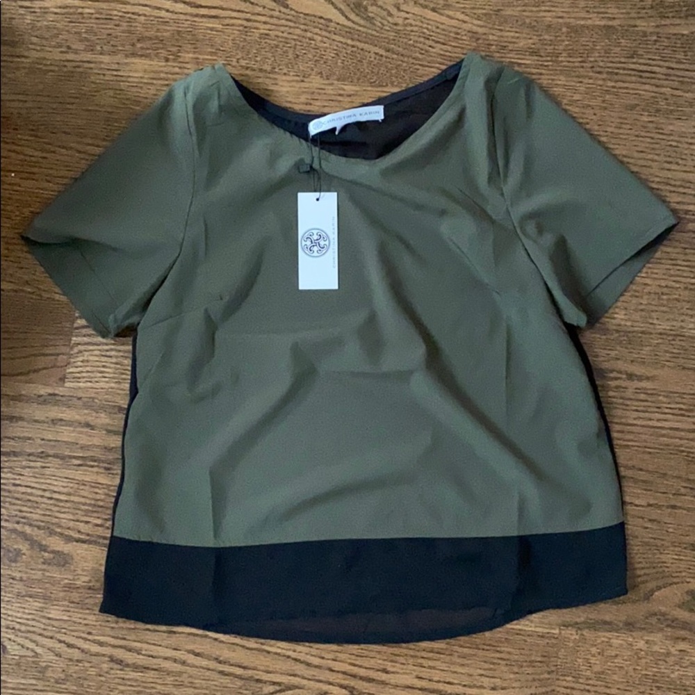 Never worn size small Christina Karin blouse